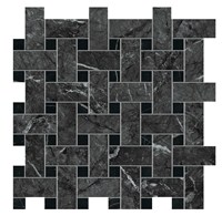 GRIGIO INTENSO BASKET WEAVE 30,5X30,5 MATT